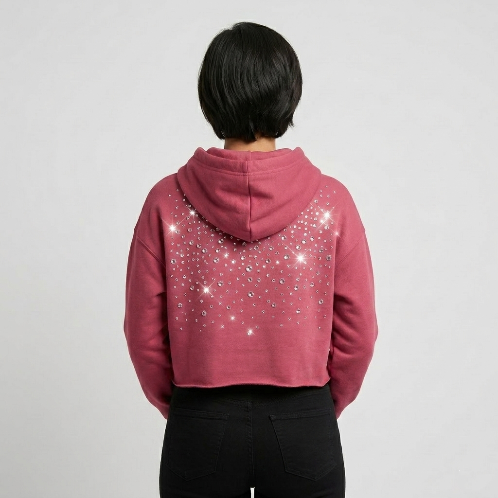 Women Crop Hoodie - Image 2
