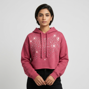 Women Crop Hoodie